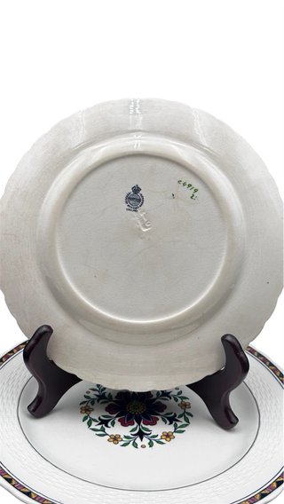 Coppia Piatti Minton Ironstone Vintage 26/22 cm