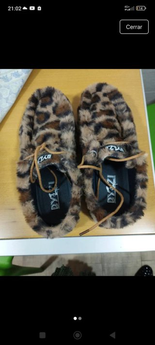 Zapatos cálidos de leopardo