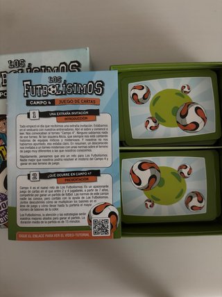 Los Futbolísimos Campo 4 Juego de Cartas