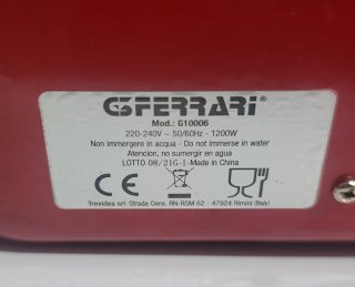 Horno Pizza G3 Ferrari Pizza Express Delizia