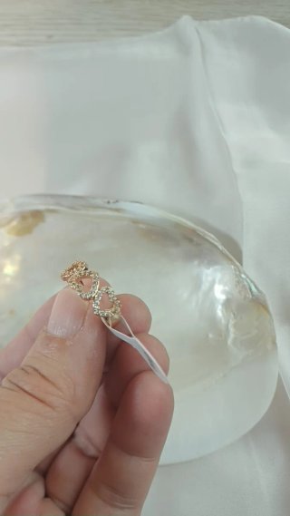 Conjunto 2 Anillos inspiración Swarovski Baño Rodi