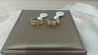 Conjunto 2 Anillos inspiración Swarovski Baño Rodi