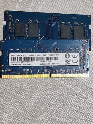 2x 8GB DDR4 RAM Portátil Ramaxel 2666MHz