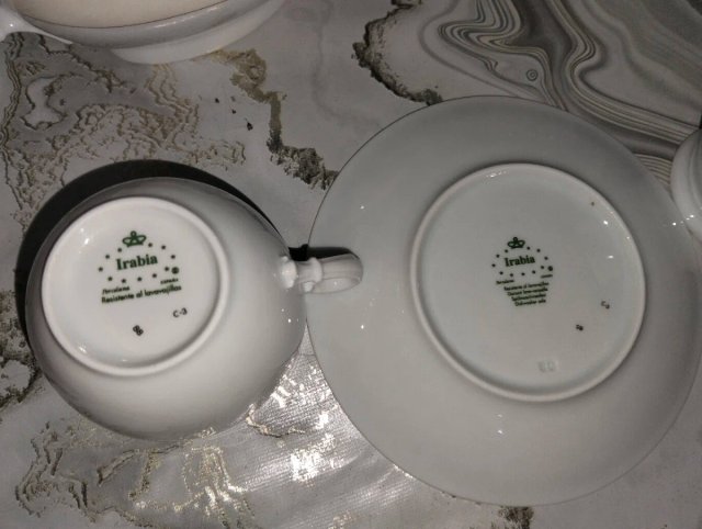 Juego de cafe porcelana de la Marca "Irabia"