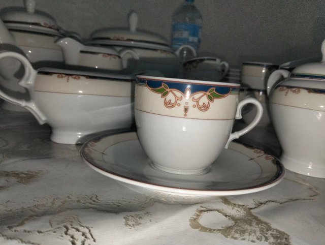 Juego de cafe porcelana de la Marca "Irabia"