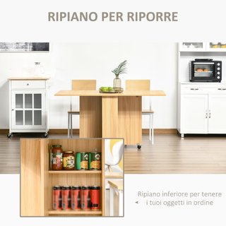 Tavolo da Pranzo Pieghevole, Tavolo a Ribalta per