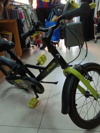 Bicicleta Infantil BTWIN Negra