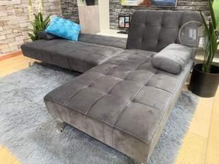 Nuevo sofa cama chaise longue - gris