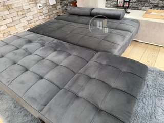 Nuevo sofa cama chaise longue - gris