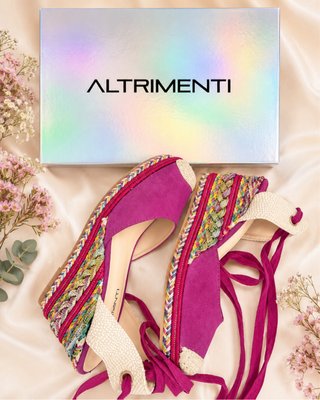 Sandalias Altrimenti Tacón Multicolor