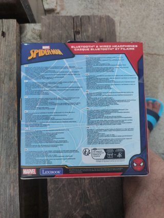 Auriculares Spiderman Bluetooth Lexibook Niños