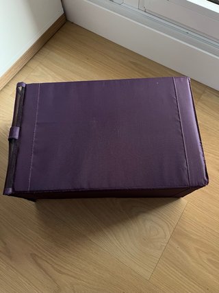 Cajas organizadoras IKEA moradas