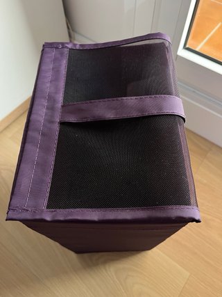 Cajas organizadoras IKEA moradas