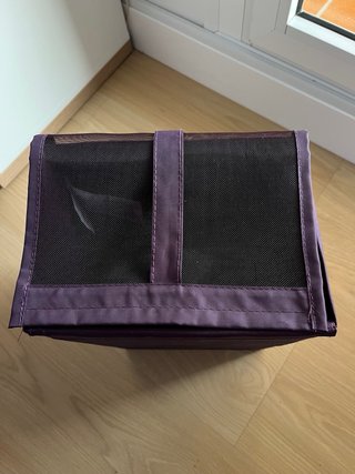 Cajas organizadoras IKEA moradas