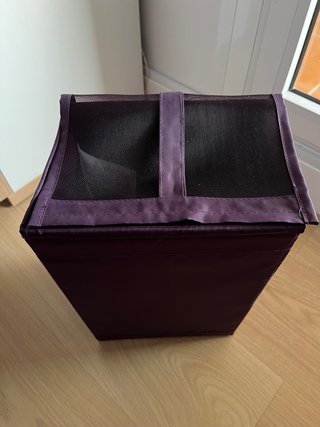 Cajas organizadoras IKEA moradas