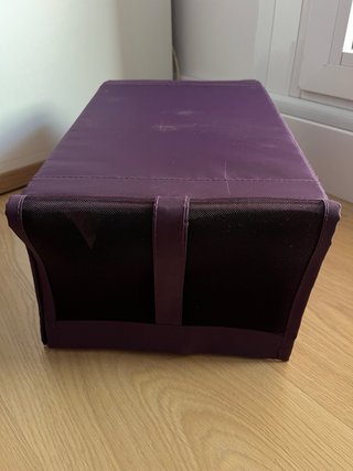 Cajas organizadoras IKEA moradas