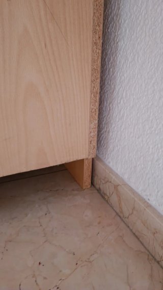 Mueble zapatero/cabecero madera 115cm