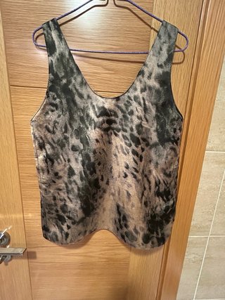 Top Zara Estampado Animal
