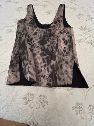 Top Zara Estampado Animal