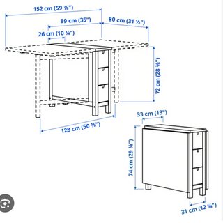 Mesa extensible con 4 sillas