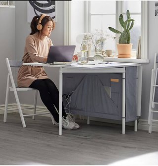 Mesa extensible con 4 sillas
