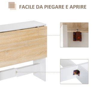 Tavolo da Pranzo Allungabile, Tavolo Pieghevole in