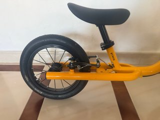 Bicicleta sin pedales 12” naranja