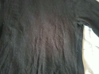 Jersey negro de cuello alto de Pull & Bear.