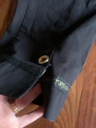 Pantaloni cropped nero per donna Zuiki