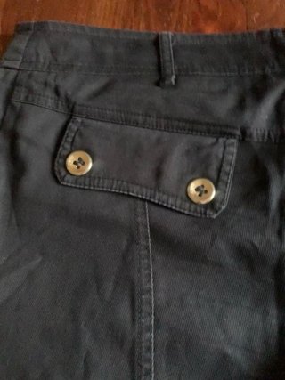 Pantaloni cropped nero per donna Zuiki