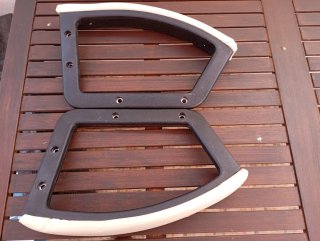 Reposabrazos IKEA Beige Piel Sintética