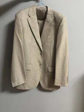 Traje de vestir beige/marrón