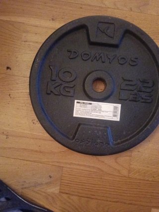 Disco de pesas Domyos 10 kg