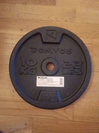 Disco de pesas Domyos 10 kg