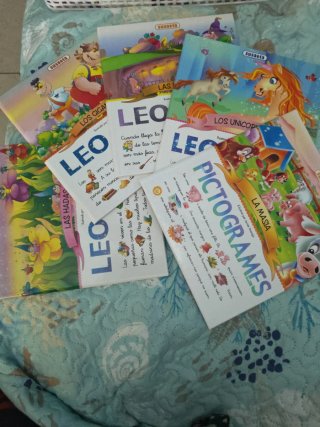 Cuentos Leo y veo tapa dura lote nuevo.