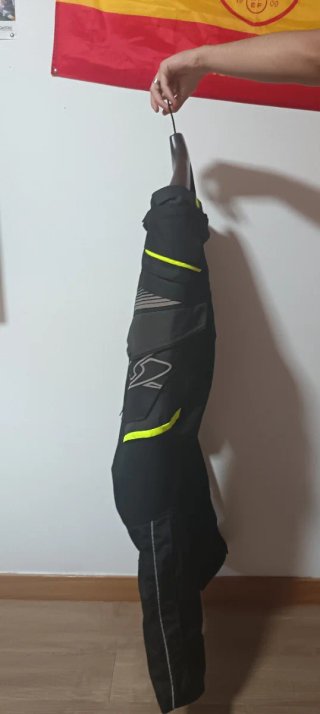 Pantalón Moto Verano/Invierno Negro y Amarillo