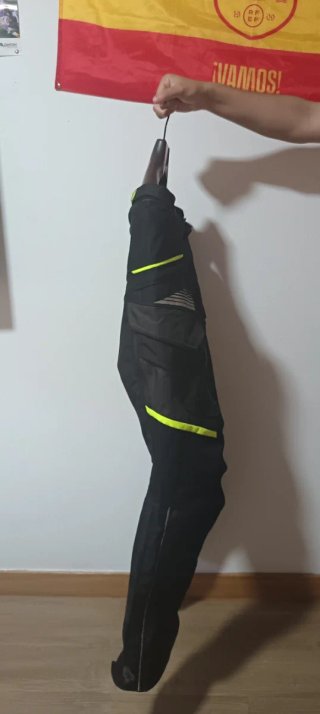 Pantalón Moto Verano/Invierno Negro y Amarillo