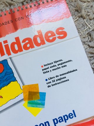 libro manualidades infantil Nuevo