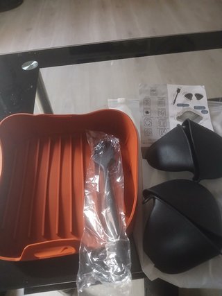 Bandejas silicona freidora aire