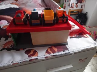 Ikea Lillabo Garage + 4 Macchinine
