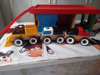 Ikea Lillabo Garage + 4 Macchinine