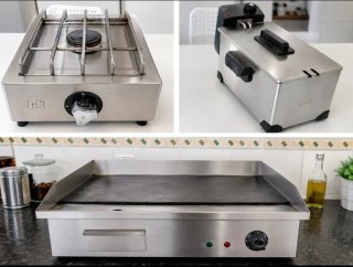 Plancha, Freidora y Hornilla de Gas