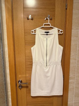 Vestido corto Mango Beige Talla M