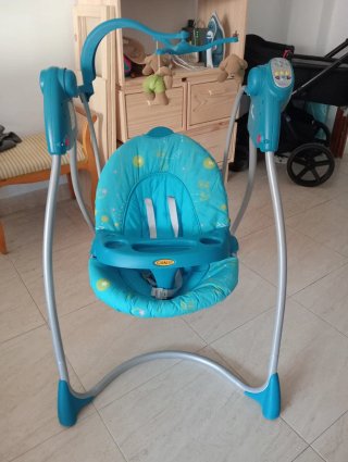 Columpio Bebé Graco Lovin'Hug Azul