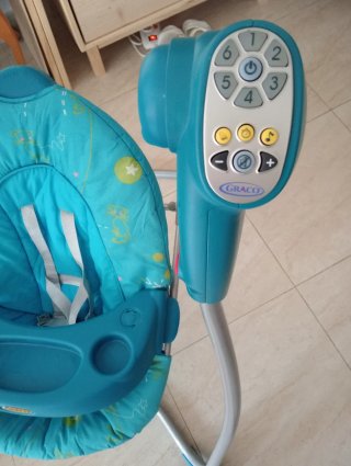 Columpio Bebé Graco Lovin'Hug Azul