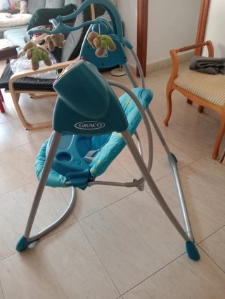 Columpio Bebé Graco Lovin'Hug Azul