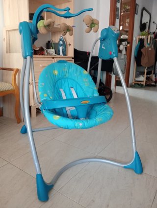 Columpio Bebé Graco Lovin'Hug Azul