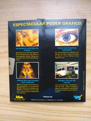 Deluxe Paint II Amiga Caja y Manual