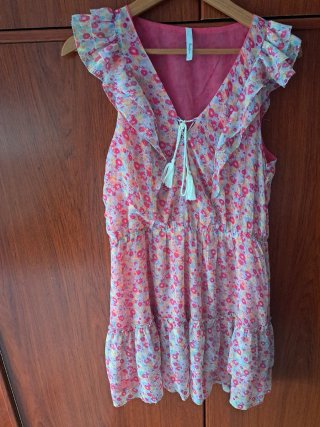 Vestido Pepe Jeans rosa floral