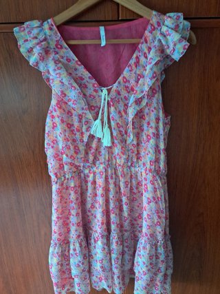 Vestido Pepe Jeans rosa floral